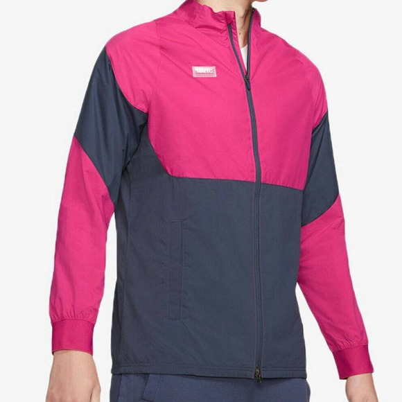 NEW Nike F.C. AWF Track Jacket Men’s Large Blue Full Zip CW5499-437 MSRP $90 - Picture 1 of 5